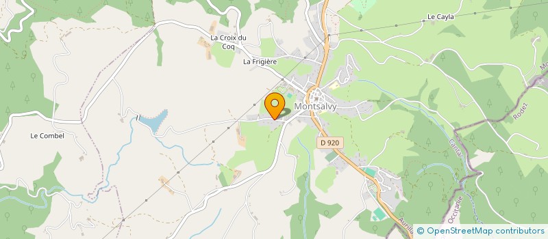 localisation de l'entreprise ASSOCIATION DES PROFESSIONNELS DE SANTE DE MONTSALVY à MONTSALVY