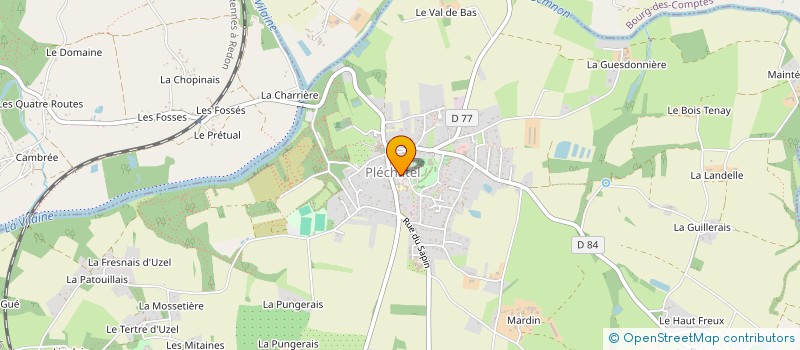 localisation de l'entreprise ASSOCIATION DES PROFESSIONNELS DE SANTE DE PLECHATEL  PLECHATEL