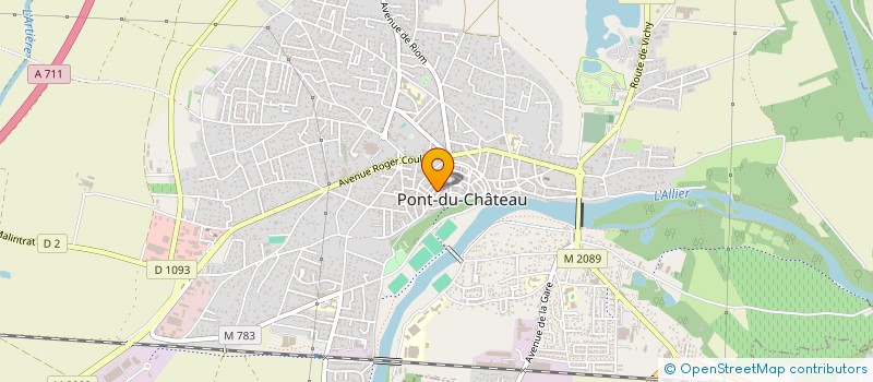 localisation de l'entreprise ASSOCIATION DES PROFESSIONNELS DE SANTE DE PONT DU CHATEAU  PONT-DU-CHATEAU