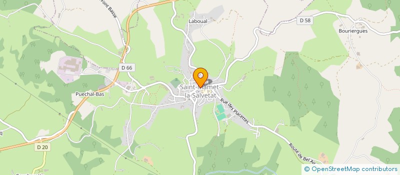 localisation de l'entreprise ASSOCIATION DES PROFESSIONNELS DE SANTE DE SAINT-MAMET-LA-SALVETAT à SAINT-MAMET-LA-SALVETAT
