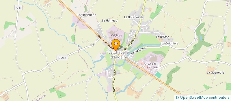 localisation de l'entreprise ASSOCIATION DES PROFESSIONNELS DE SANTE DU BOCAGE ORNAIS à RIVES D'ANDAINE