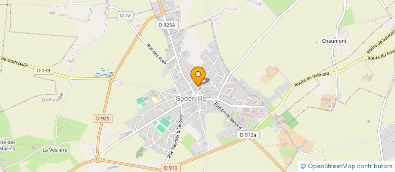 localisation de l'entreprise ASSOCIATION DES PROFESSIONNELS DE SANTE DU CANTON DE GODERVILLE  GODERVILLE