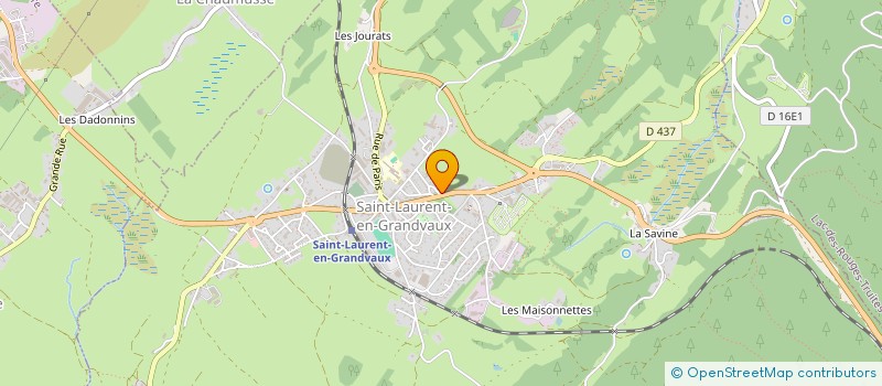 localisation de l'entreprise ASSOCIATION DES PROFESSIONNELS DE SANTE DU GRANDVAUX  SAINT-LAURENT-EN-GRANDVAUX