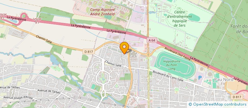 localisation de l'entreprise ASSOCIATION DES PROFESSIONNELS DE SANTE DU PERLIC à LONS