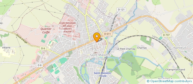 localisation de l'entreprise ASSOCIATION DES PROFESSIONNELS DE SANTE DU SAINT-MAIXENTAIS  SAINT MAIXENT L'ECOLE