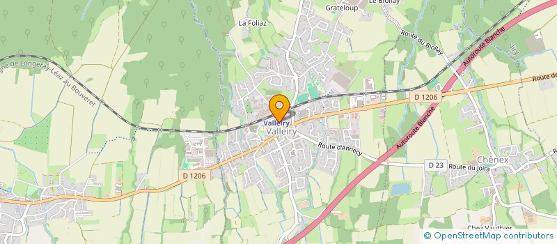 localisation de l'entreprise ASSOCIATION DES PROFESSIONNELS DE SANTE DU VUACHE  VALLEIRY