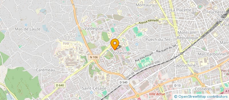 localisation de l'entreprise ASSOCIATION DES PROFESSIONNELS DE SANTE : LE TRAIT D'UNION  NIMES