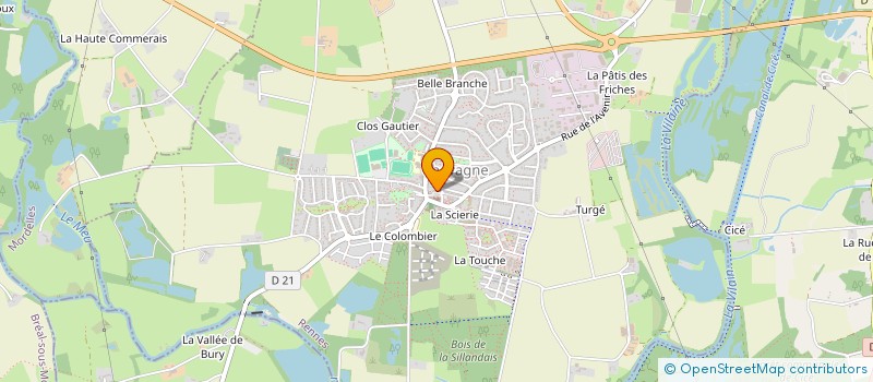 localisation de l'entreprise ASSOCIATION DES PROFESSIONNELS DE SANTE LIBERAUX DE CHAVAGNE  CHAVAGNE