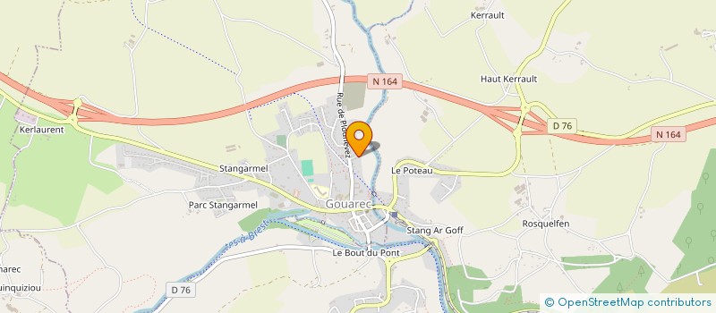 localisation de l'entreprise ASSOCIATION DES PROFESSIONNELS DE SANTE LIBERAUX DE GOUAREC  GOUAREC