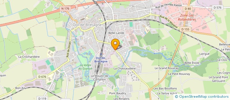 localisation de l'entreprise ASSOCIATION DES PROFESSIONNELS DE SANTE LIBERAUX DE LA BAIE : POSANBAIE  DOL-DE-BRETAGNE