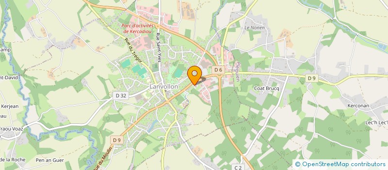 localisation de l'entreprise ASSOCIATION DES PROFESSIONNELS DE SANTE LIBERAUX DE LANVOLLON  LANVOLLON