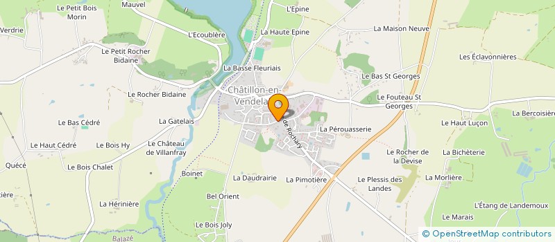 localisation de l'entreprise ASSOCIATION DES PROFESSIONNELS DE SANTE LIBERAUX DE VITRE NORD  CHATILLON-EN-VENDELAIS