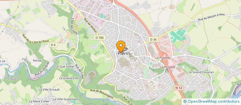 localisation de l'entreprise ASSOCIATION DES PROFESSIONNELS DE SANTE LIBERAUX PLERIN SANTE  PLERIN