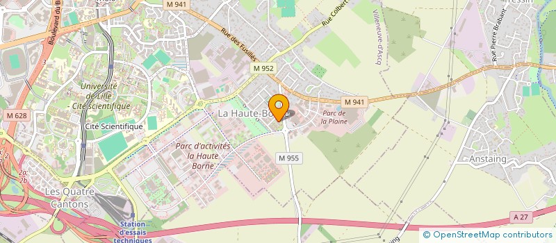 localisation de l'entreprise ASSOCIATION DES PROFESSIONNELS DE SANTE MADELEINE BRES, VILLENEUVE D'ASCQ à VILLENEUVE-D'ASCQ