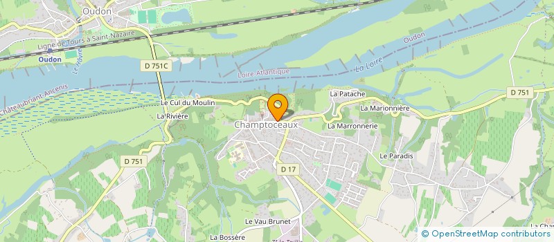 localisation de l'entreprise ASSOCIATION DES PROFESSIONNELS DE SANTE OREE D'ANJOU  OREE-D'ANJOU