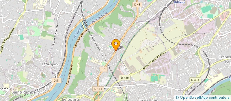 localisation de l'entreprise ASSOCIATION DES PROFESSIONNELS DU VERNAY à CALUIRE-ET-CUIRE