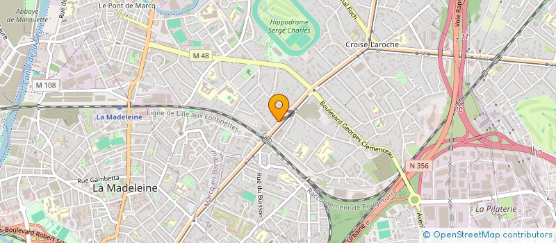 localisation de l'entreprise ASSOCIATION DES PROFESSIONNELS LIBERAUX DE SANTE DE MARCQ EN BAROEUL à MARCQ-EN-BARŒUL