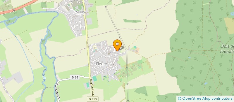 localisation de l'entreprise ASSOCIATION DES PROFESSIONNELS LIBERAUX DE SANTE DE SOLGNE ET ENVIRONS  SOLGNE