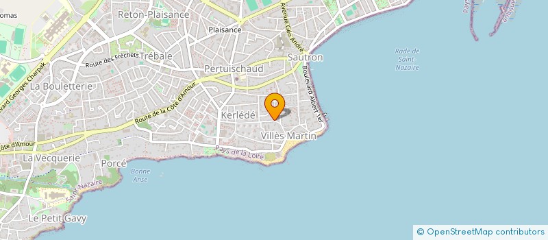 localisation de l'entreprise ASSOCIATION DES PROFESSIONS LIBERALES à SAINT-NAZAIRE