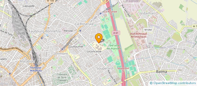 localisation de l'entreprise ASSOCIATION DES PROJETS DES TECHNICO-COMMERCIAUX DU LYCEE STEPHANE HESSEL à TOULOUSE