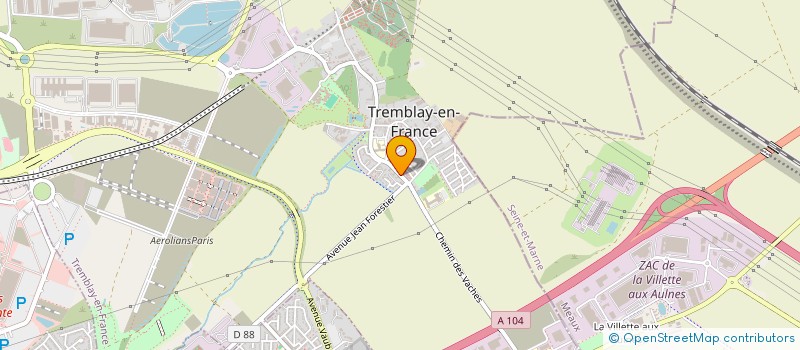localisation de l'entreprise ASSOCIATION DES PROMESSES TENUES à TREMBLAY-EN-FRANCE