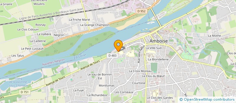 localisation de l'entreprise ASSOCIATION DES PROMOTIONS DE L'INSTITUT  AMBOISE