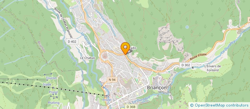 localisation de l'entreprise ASSOCIATION DES PROPRETAIRES RENOVATEURS ET BAILLEURS DU GRAND BRIANCONNAIS  BRIANCON