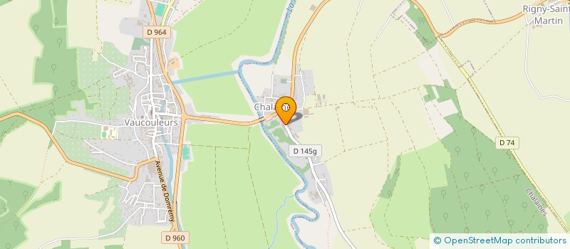 localisation de l'entreprise ASSOCIATION DES PROPRIETAIRES DE CHEVAUX DE COURSES AU GALOP DE L'EST à CHALAINES