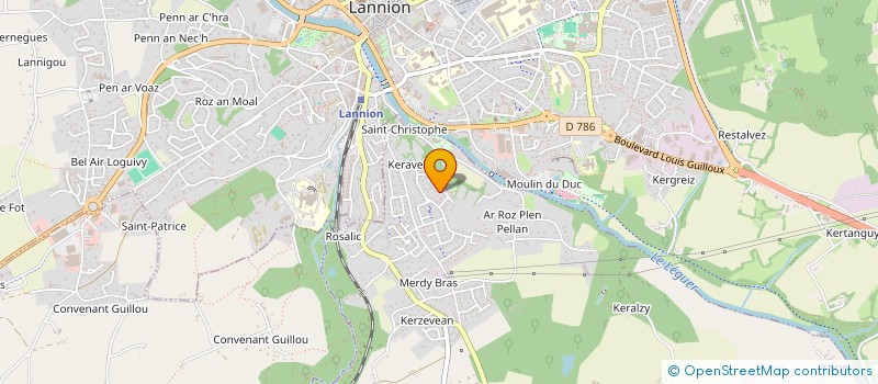 localisation de l'entreprise ASSOCIATION DES PROPRIETAIRES ET CHASSEURS DE TREDREZ-LOCQUEMEAU  TREDREZ-LOCQUEMEAU