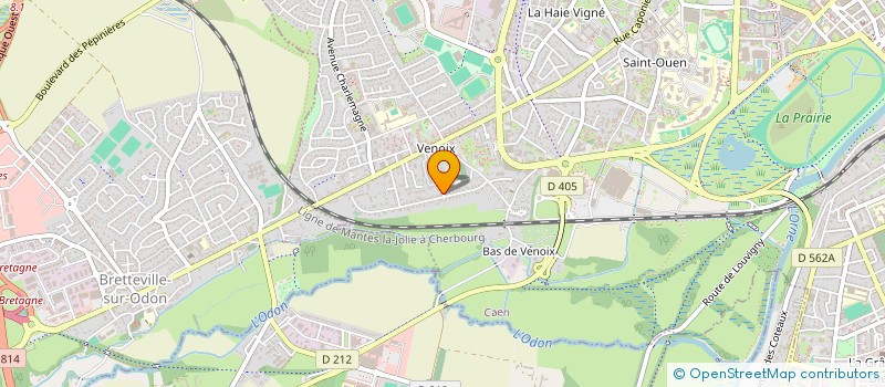 localisation de l'entreprise ASSOCIATION DES PROPRIETAIRES ET RESIDENTS DES RUES BELLEVUE ET SAINT GERBOLD à CAEN