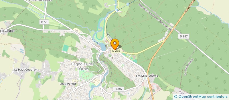 localisation de l'entreprise ASSOCIATION DES PROPRIETAIRES LOUEURS DE MEUBLES à BAGNOLES-DE-L'ORNE-NORMANDIE