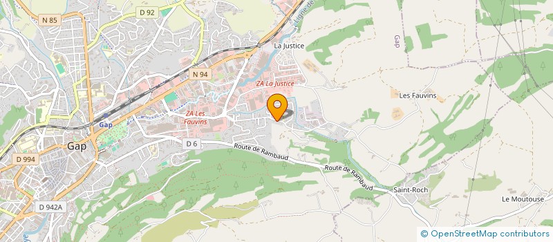 localisation de l'entreprise ASSOCIATION DES PSYCHOMOTRICIENS DES HAUTES-ALPES (APHA)  GAP