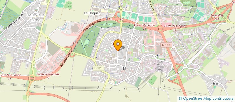 localisation de l'entreprise ASSOCIATION DES PUPILLES DE LA NATION DU CALVADOS  IFS