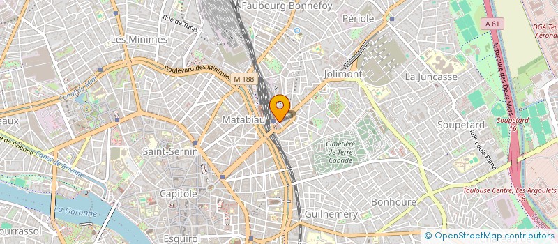 localisation de l'entreprise ASSOCIATION DES QUARTIERS MARENGO JOLIMONT LA COLONNE à TOULOUSE
