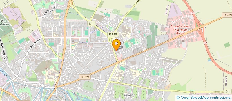 localisation de l'entreprise ASSOCIATION DES RACHETES à AMIENS