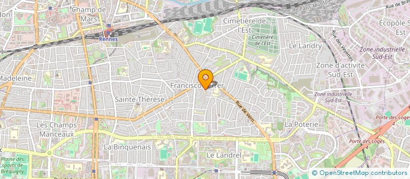 localisation de l'entreprise ASSOCIATION DES RADIO-AMATEURS D'ILLE ET VILAINE  RENNES