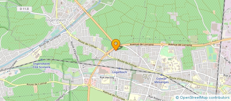 localisation de l'entreprise ASSOCIATION DES RADIO-TAXIS DE COLMAR à INGERSHEIM