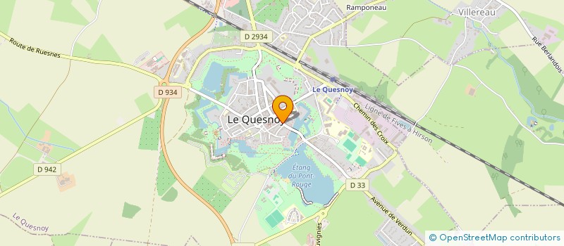 localisation de l'entreprise ASSOCIATION DES RADIOAMATEURS AU SERVICE DE LA SECURITE CIVILE DU NORD (ADRASEC 59)  LE QUESNOY