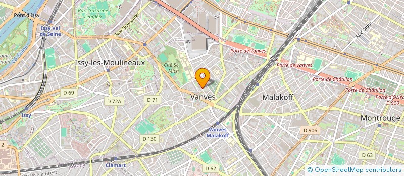 localisation de l'entreprise ASSOCIATION DES RADIOAMATEURS DES HAUTS DE SEINE à VANVES