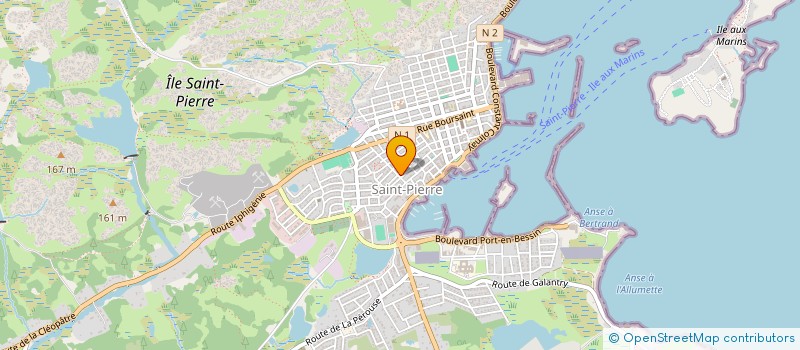 localisation de l'entreprise ASSOCIATION DES RADIOAMATEURS ET DES AMATEURS RADIO DE L'ARCHIPEL à SAINT-PIERRE