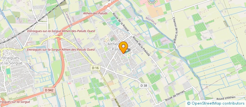 localisation de l'entreprise ASSOCIATION DES RADIOS AMATEURS VAUCLUSIENS  ALTHEN-DES-PALUDS