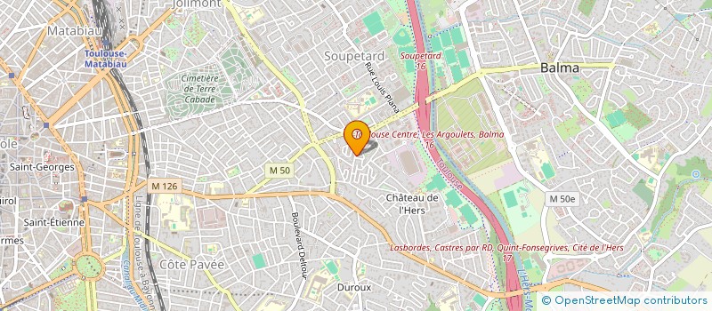 localisation de l'entreprise ASSOCIATION DES RAILS ET DES TRAVERSES à TOULOUSE