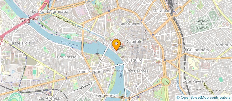 localisation de l'entreprise ASSOCIATION DES RAMEURS DE LA GARONNE à TOULOUSE