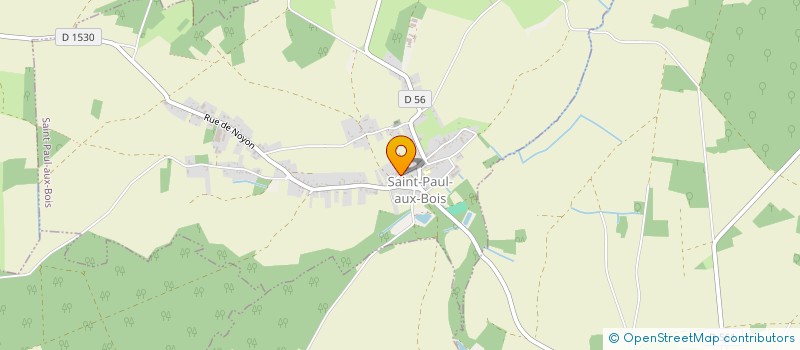 localisation de l'entreprise ASSOCIATION DES RANDONNEURS DES CHEMINS DE L AILETTE  SAINT-PAUL-AUX-BOIS