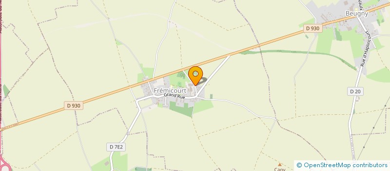 localisation de l'entreprise ASSOCIATION DES RANDONNEURS PEDESTRES ET VETETISTES DE LA COMMUNAUTE DE COMMUNES DU SUD ARRAGEOIS (RANDONNEURS DU SUD AR  FREMICOURT