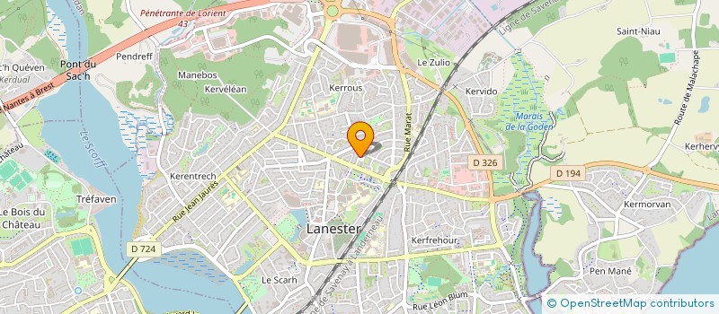 localisation de l'entreprise ASSOCIATION DES RATS-CAILLES  LANESTER