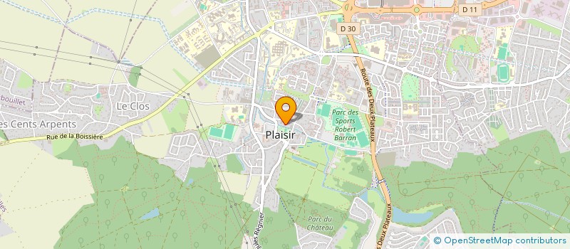 localisation de l'entreprise ASSOCIATION DES REEDUCATEURS DE L EDUCATION NATIONALE DES YVELINES à PLAISIR