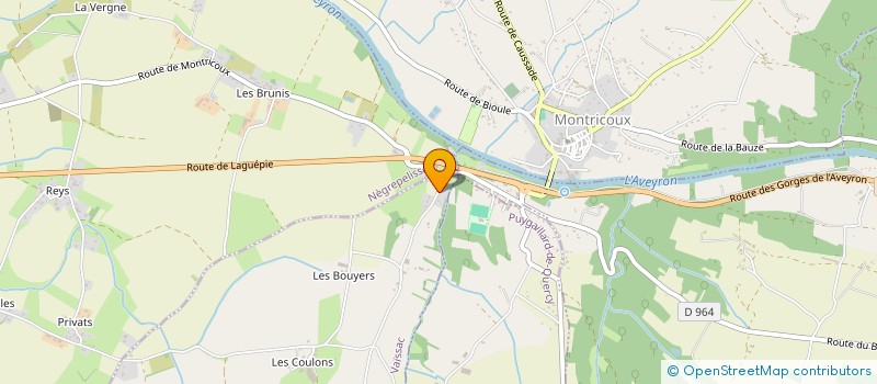 localisation de l'entreprise ASSOCIATION DES REEDUCATEURS DE L'EDUCATION NATIONALE DU TARN-ET-GARONNE (A.R.E.N. 82) à VAISSAC