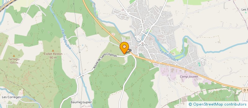 localisation de l'entreprise ASSOCIATION DES RELAYEURS DE GRANS  GRANS