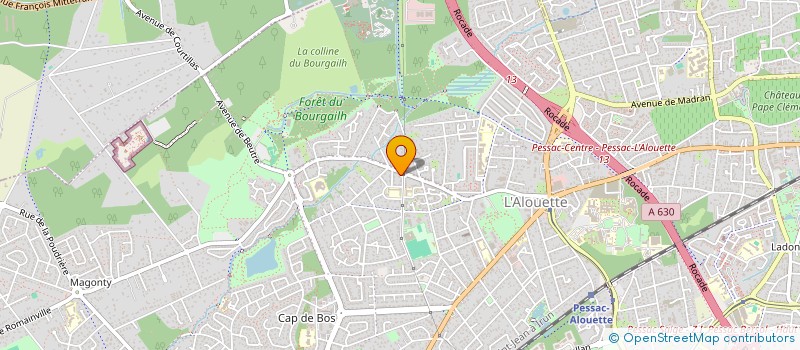 localisation de l'entreprise ASSOCIATION DES REPRESENTANTS DES PARENTS D'ELEVES DE L'ECOLE JOLIOT CURIE ELEMENTAIRE à PESSAC